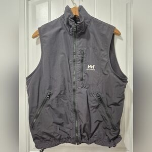 Mens Vintage Helly Hansen fleece-lined sailing vest Size Medium
